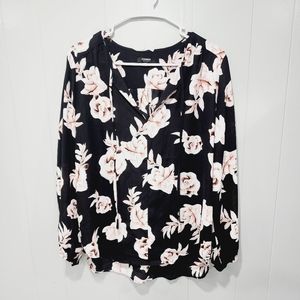 Premise Studio Women's Stylish Floral Blouse, size M